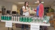 Students giving away free reusable containers